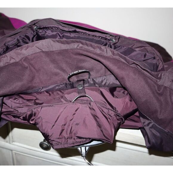 The North Face Women Sz XL Purple HyVent Removable Liner & Hood Snow Jacket - Picture 8 of 16